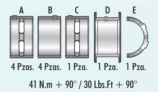 COJINETES DE BANCADA MORESA